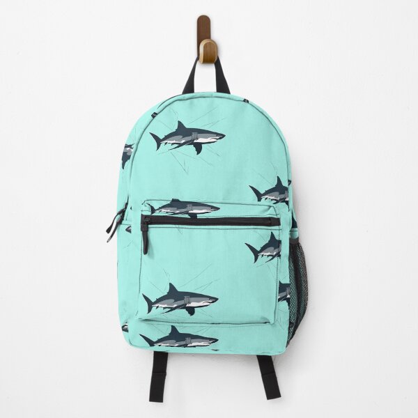 Item preview, minimalist white shark designed and sold by Yeyishop.