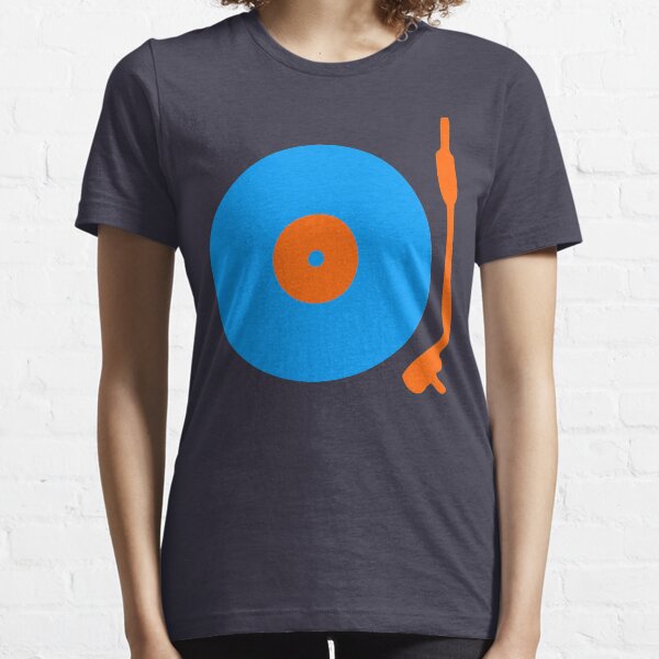 Blue Orange Vinyl Record Turntable Essential T-Shirt