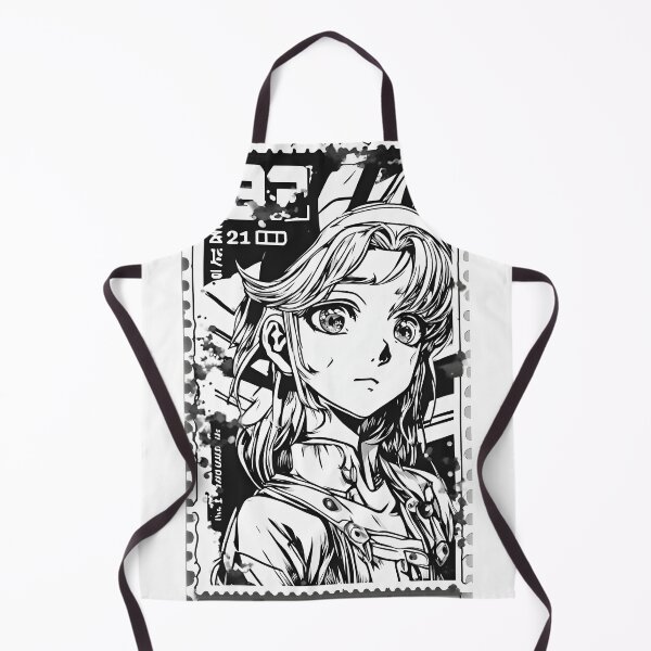 Item preview, High-Quality 4K Anime Stamp: Manga Style Anime Girl  Give me a variation of this title  designed and sold by L-A-Legacy.