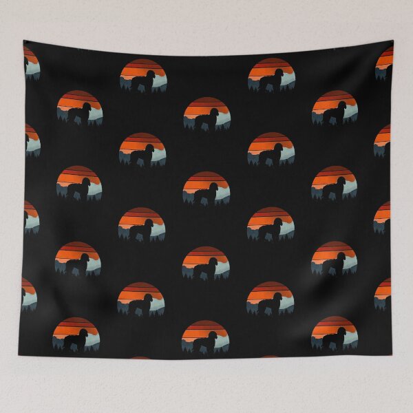 Item preview, Cool Vintage Sky Mountains Wilderness Goldendoodle Dog Gift  designed and sold by Guarddogdrive.
