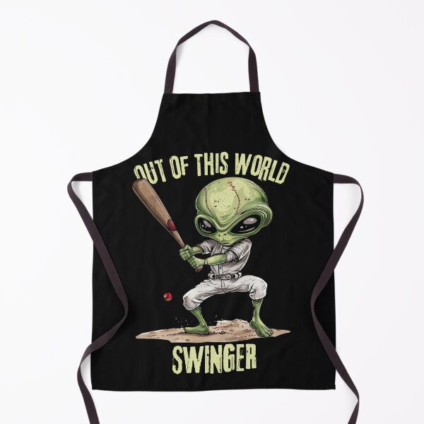 Item preview, Funny Baseball Lover Alien Graphic designed and sold by MTJ-Mushrooms.