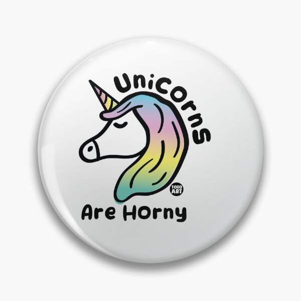 Artikelvorschau, UNICORNS ARE HORNY entworfen und verkauft von TODD GOLDMAN.