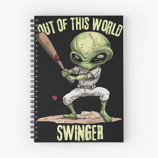 Item preview, Funny Baseball Lover Alien Graphic designed and sold by MTJ-Mushrooms.