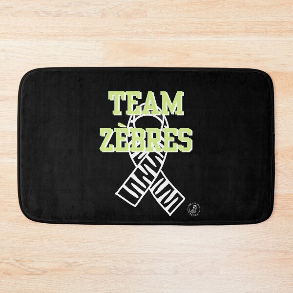 Item preview, Team Green Zebras with centered ribbon designed and sold by maviedezebre.