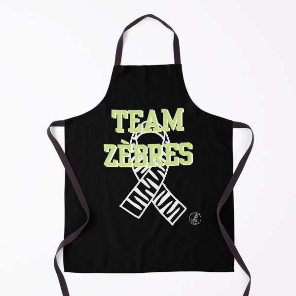 Item preview, Team Green Zebras with centered ribbon designed and sold by maviedezebre.