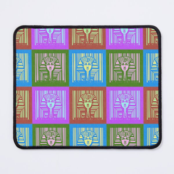 Item preview, Tutankhamun, barcode, hieroglyphs, vintage, ancient Egypt, pop'art colors designed and sold by art-of-egypt.