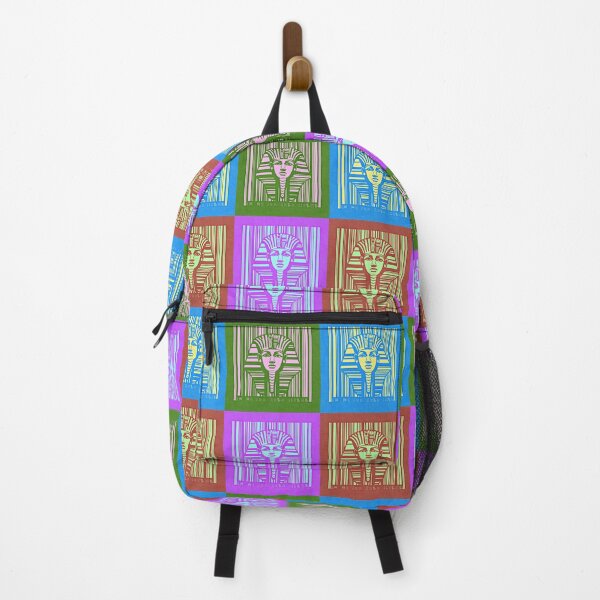 Item preview, Tutankhamun, barcode, hieroglyphs, vintage, ancient Egypt, pop'art colors designed and sold by art-of-egypt.