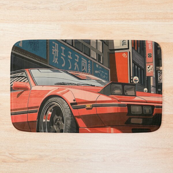 Item preview, Neo Tokyo Dream Machine: A Crimson Sports Car in the Urban Jungle designed and sold by Tincanninja.