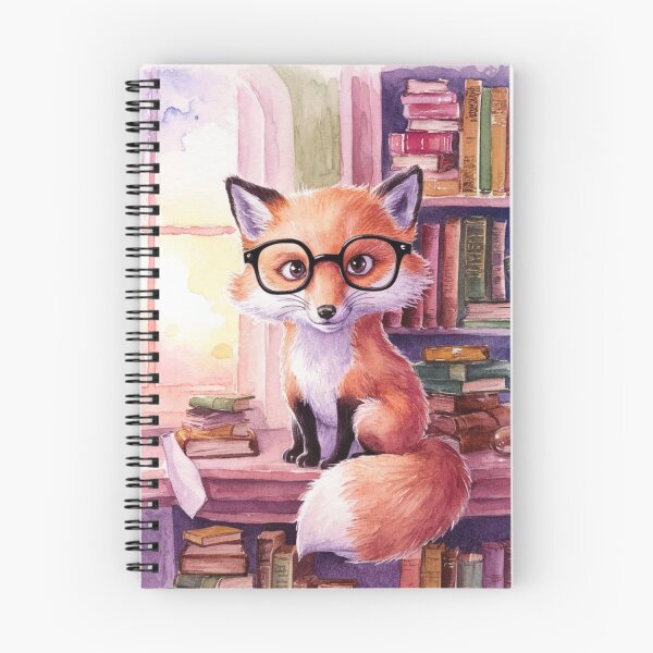 Item preview, Fox Portrait. fox with glasses, fox character, fantasy fox designed and sold by FoxVibes.
