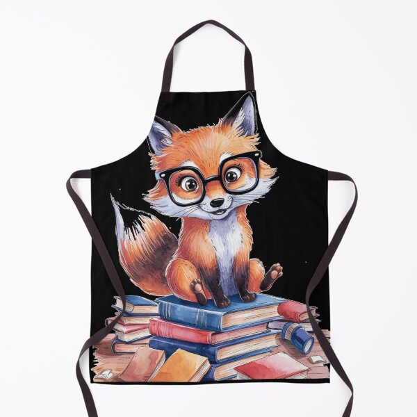 Item preview, Fox Portrait. fox with glasses, fox character, fantasy fox designed and sold by FoxVibes.