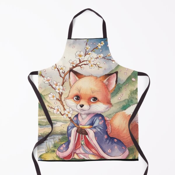 Artikelvorschau, Fuchs-Porträt. Kirschblüte, Fantasiefuchs entworfen und verkauft von FoxVibes.