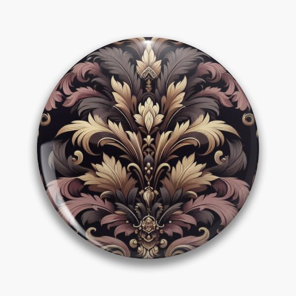 Item preview, Mauve & Gold Damask designed and sold by DesignsByPrnces.