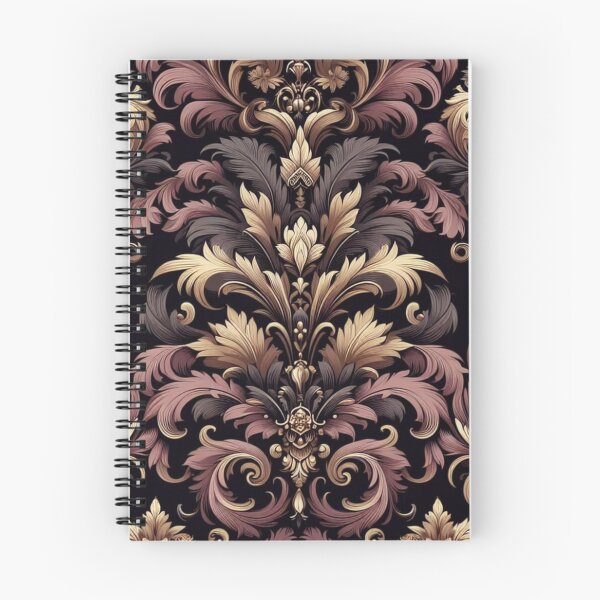 Item preview, Mauve & Gold Damask designed and sold by DesignsByPrnces.