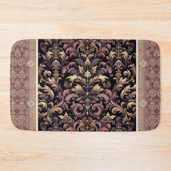 Item preview, Mauve & Gold Damask designed and sold by DesignsByPrnces.