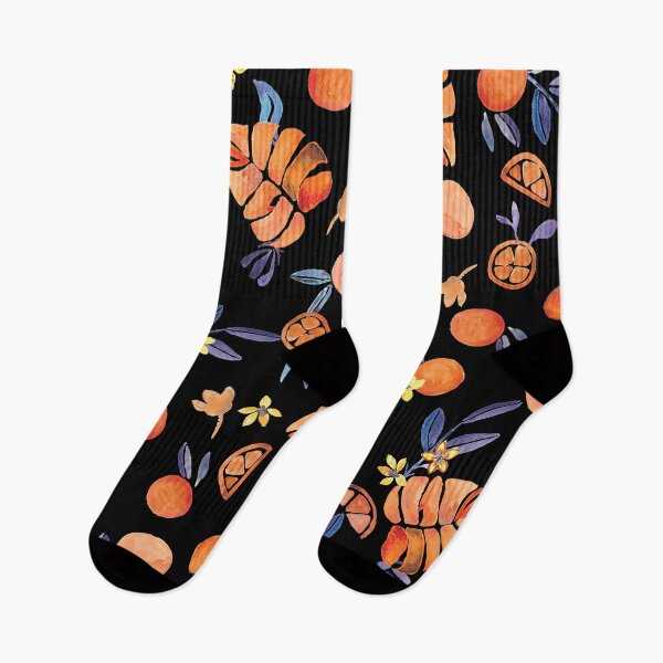 Item preview,  Hand Painted Watercolor Sicilian Oranges Pattern designed and sold by aneladesigns.