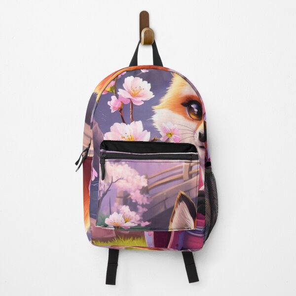 Item preview, Fox Portrait. cherry blossom, fantasy fox designed and sold by FoxVibes.