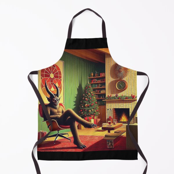 Item preview, HAVE A MERRY MID CENTURY MODERN KRAMPUS designed and sold by CinemaObscura.