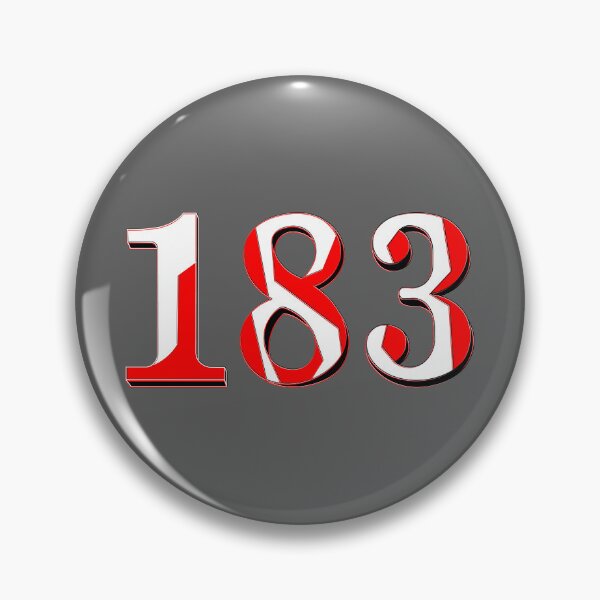 Item preview, number one hundred and eighty three digit 183 order sequence team member age designed and sold by 4rpixs.
