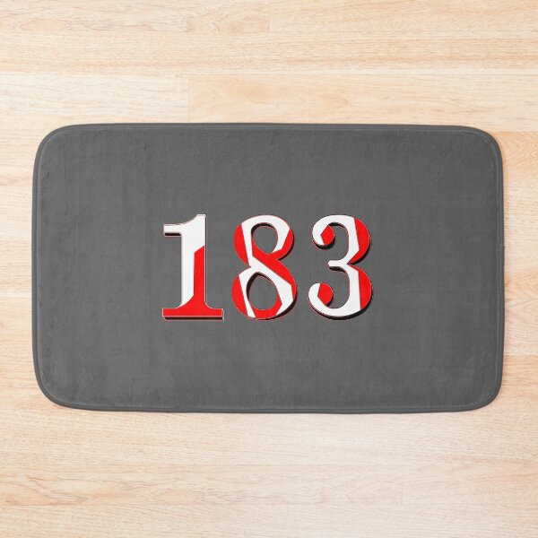 Item preview, number one hundred and eighty three digit 183 order sequence team member age designed and sold by 4rpixs.