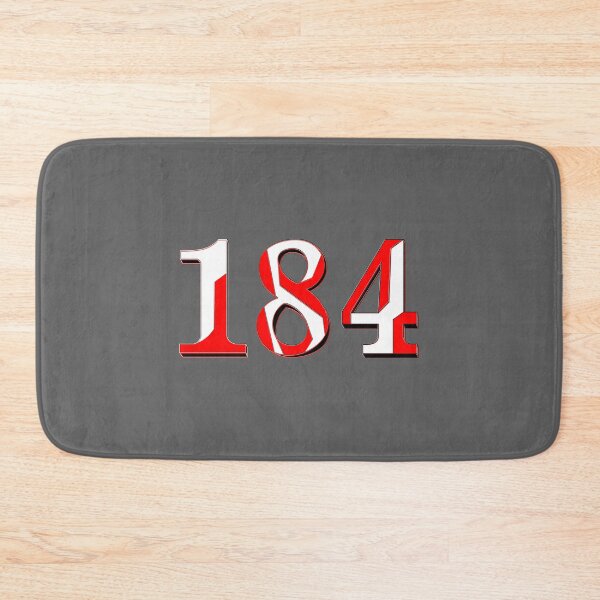 Item preview, number one hundred and eighty four digit 184 order sequence team member age designed and sold by 4rpixs.