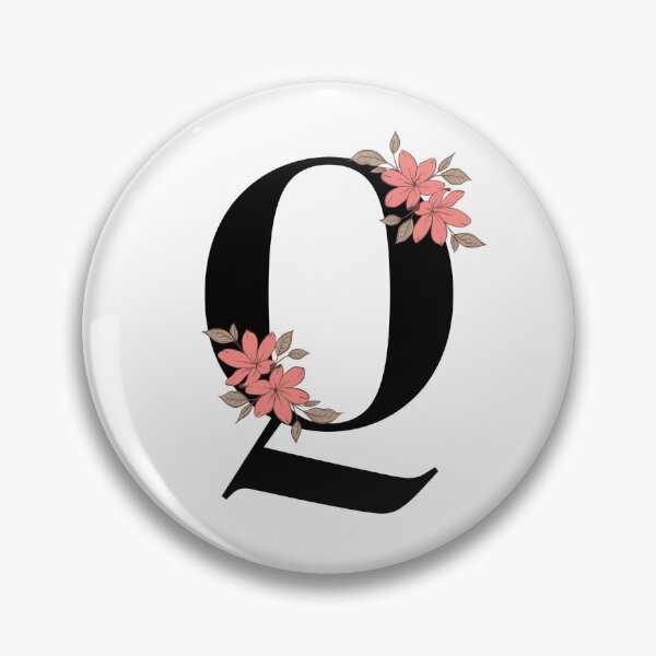Item preview, Floral initial Q designed and sold by Tenzeelaat.