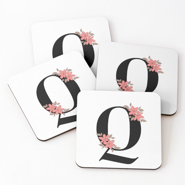 Item preview, Floral initial Q designed and sold by Tenzeelaat.