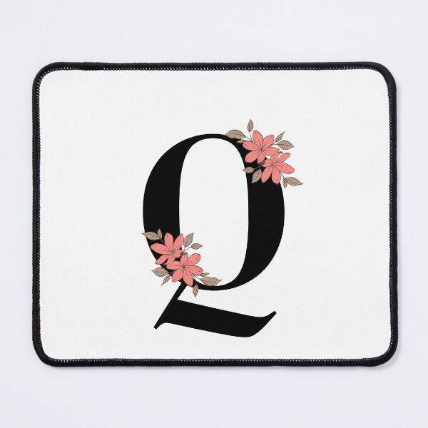 Item preview, Floral initial Q designed and sold by Tenzeelaat.