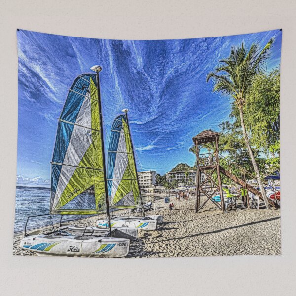 Item preview, St Lucian Catamaran Art designed and sold by Londonimages.
