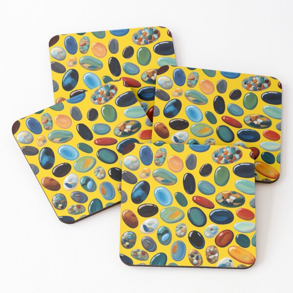 Item preview, Oval Stones Painted  designed and sold by redask2me.