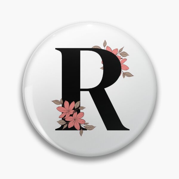 Item preview, Floral initial letter R designed and sold by Tenzeelaat.