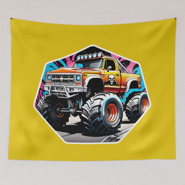Item preview, Cool Graffiti Art Monster Truck designed and sold by TheArtOfPat.