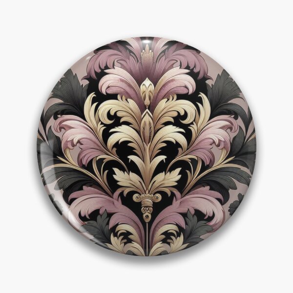 Item preview, Mauve, Black & Gold Damask designed and sold by DesignsByPrnces.