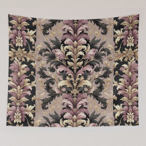 Item preview, Mauve, Black & Gold Damask designed and sold by DesignsByPrnces.