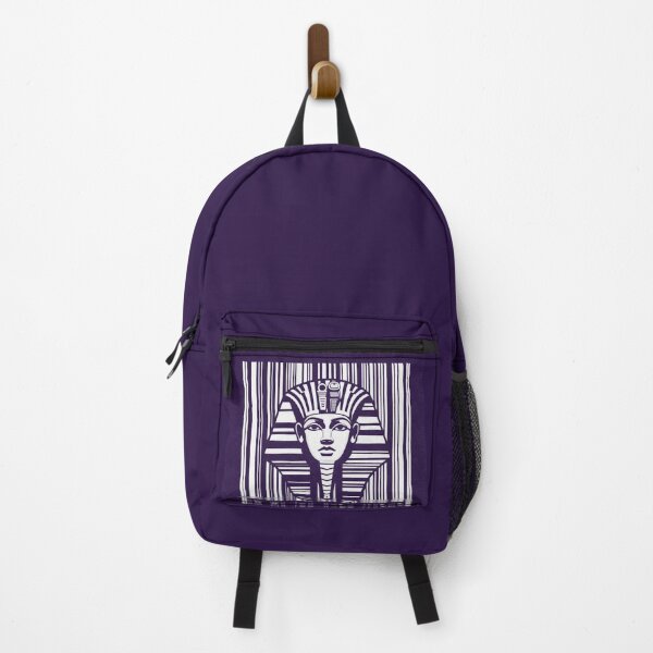 Item preview, Tutankhamun, barcode, hieroglyphs, vintage, ancient Egypt, purple designed and sold by art-of-egypt.