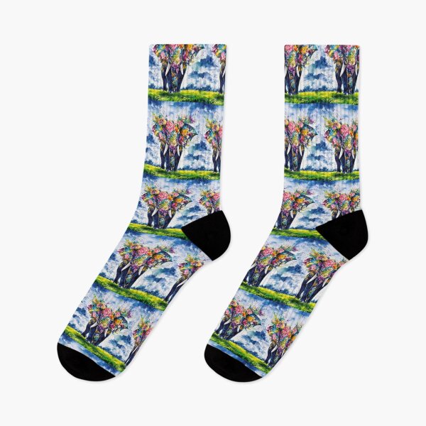 Item preview, Elephant Portrait. abstract elephant, elephant silhouette, floral elephant designed and sold by ElephantVibes.