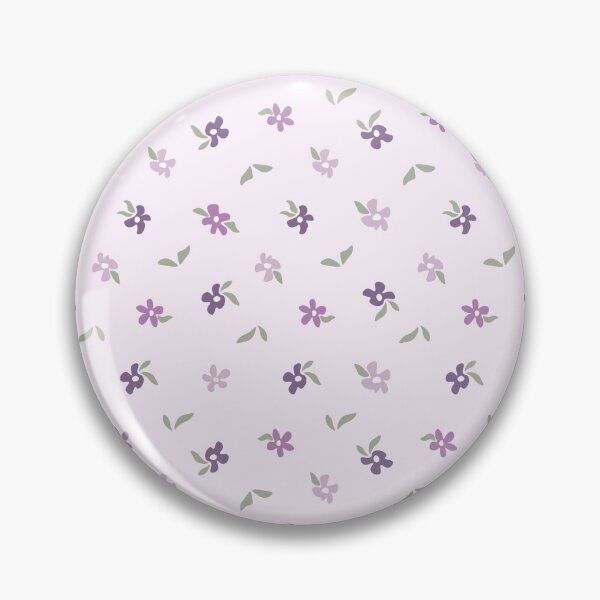 Item preview, Soft purple pattern with simple purple flowers and leaves designed and sold by Mariana Shymkovych.