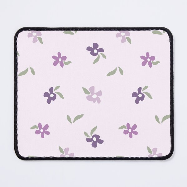 Item preview, Soft purple pattern with simple purple flowers and leaves designed and sold by Mariana Shymkovych.