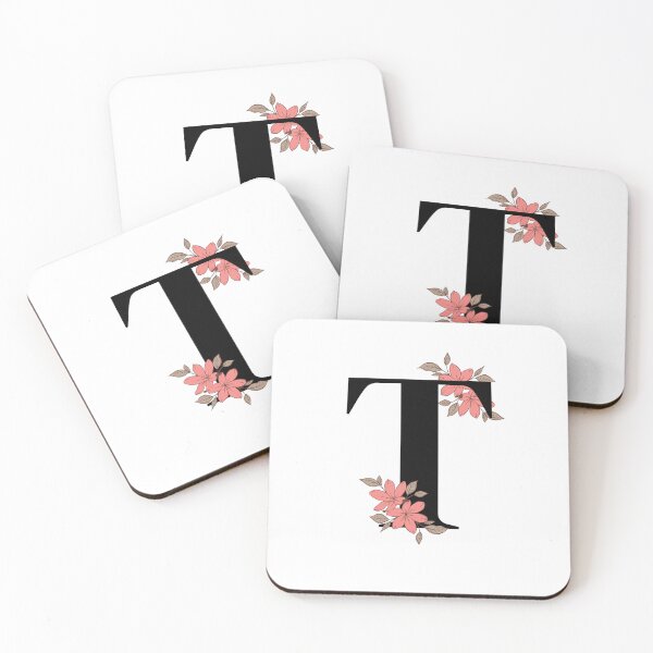 Item preview, Floral initial letter T designed and sold by Tenzeelaat.