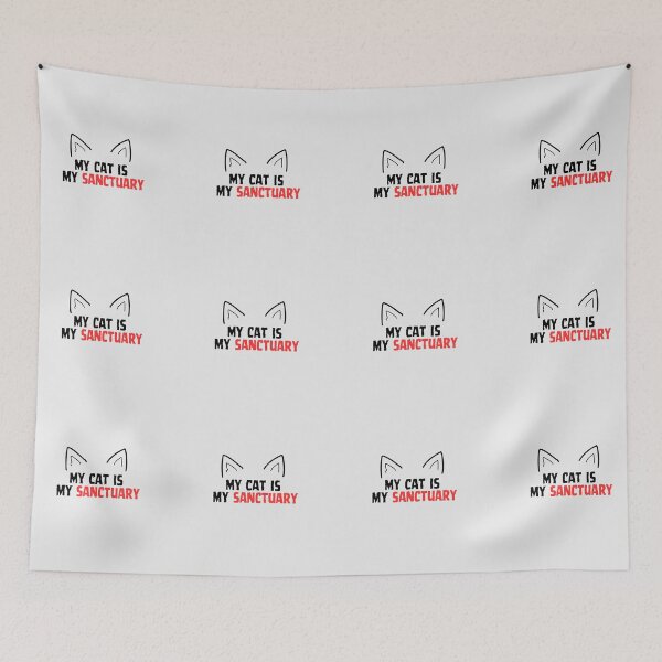 Item preview, My cat is my sanctuary designed and sold by mando24895.