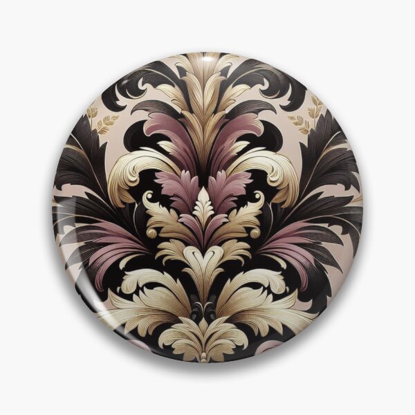 Item preview, Mauve, Gold & Black Damask designed and sold by DesignsByPrnces.