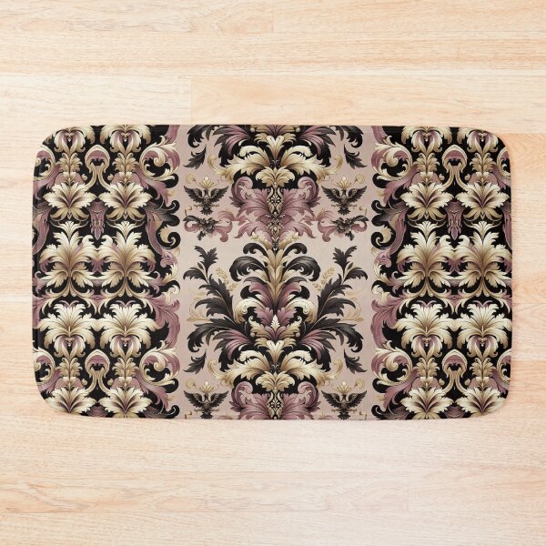 Item preview, Mauve, Gold & Black Damask designed and sold by DesignsByPrnces.