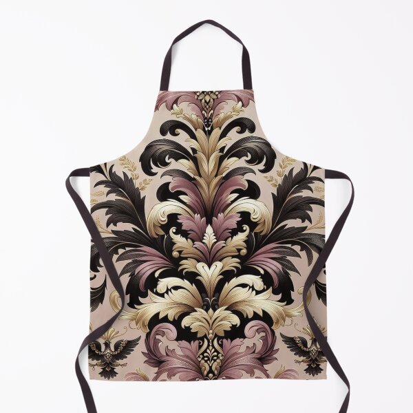 Item preview, Mauve, Gold & Black Damask designed and sold by DesignsByPrnces.
