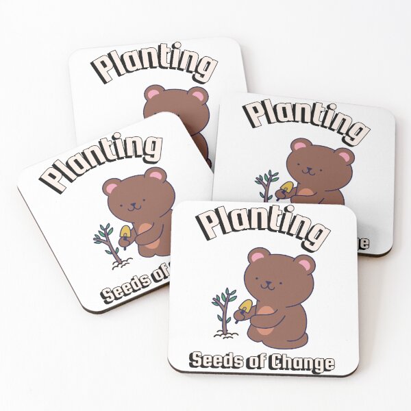 Item preview, Planting Change Community Gardening Enthusiasts Urban Bear Aesthetic designed and sold by SvenJ94.