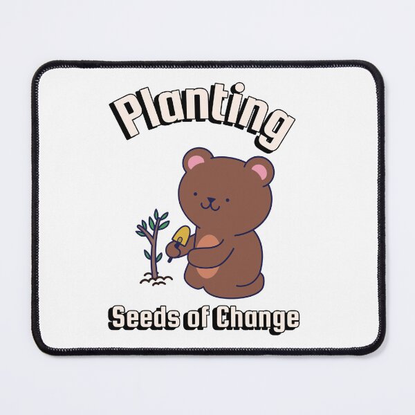 Item preview, Planting Change Community Gardening Enthusiasts Urban Bear Aesthetic designed and sold by SvenJ94.