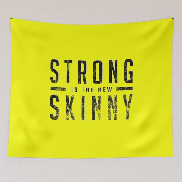 Item preview, Strong Is The New Skinny: Inspiring Fitness Workout Quote designed and sold by RAWWR.