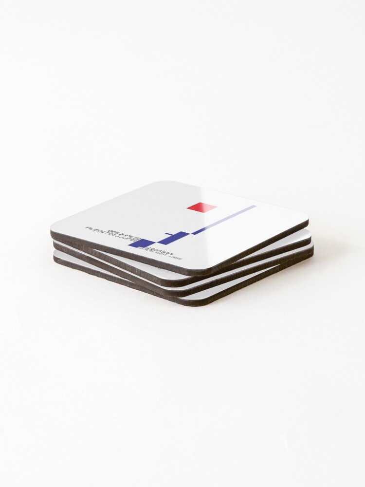 Alternate view of Bauhaus#4 Coasters (Set of 4)