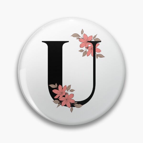Item preview, Floral initial letter U designed and sold by Tenzeelaat.