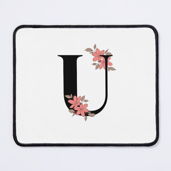 Item preview, Floral initial letter U designed and sold by Tenzeelaat.