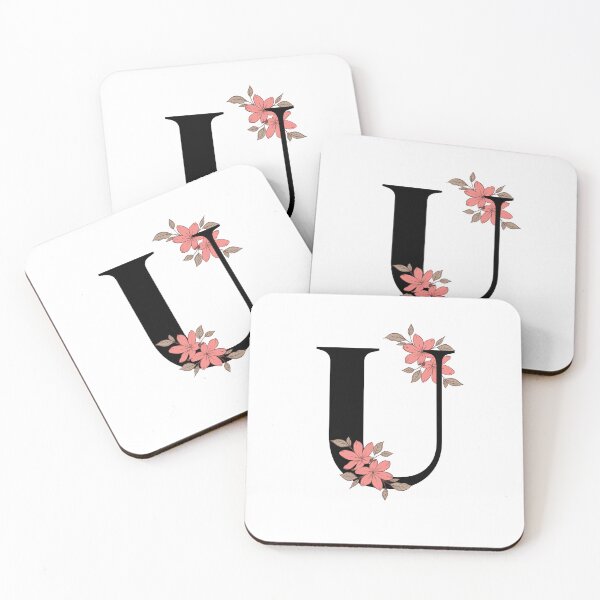 Item preview, Floral initial letter U designed and sold by Tenzeelaat.