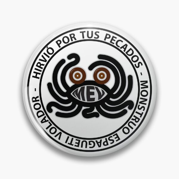 Item preview, Flying Spaghetti Monster Coin -Spanish -reimagined- designed and sold by Tecno-Art-Land.